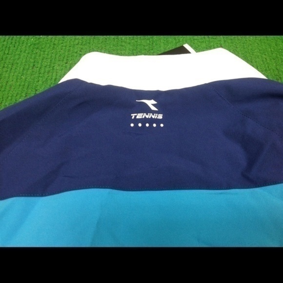 NWT Diadora blue tennis activewear jacket - Picture 7 of 8